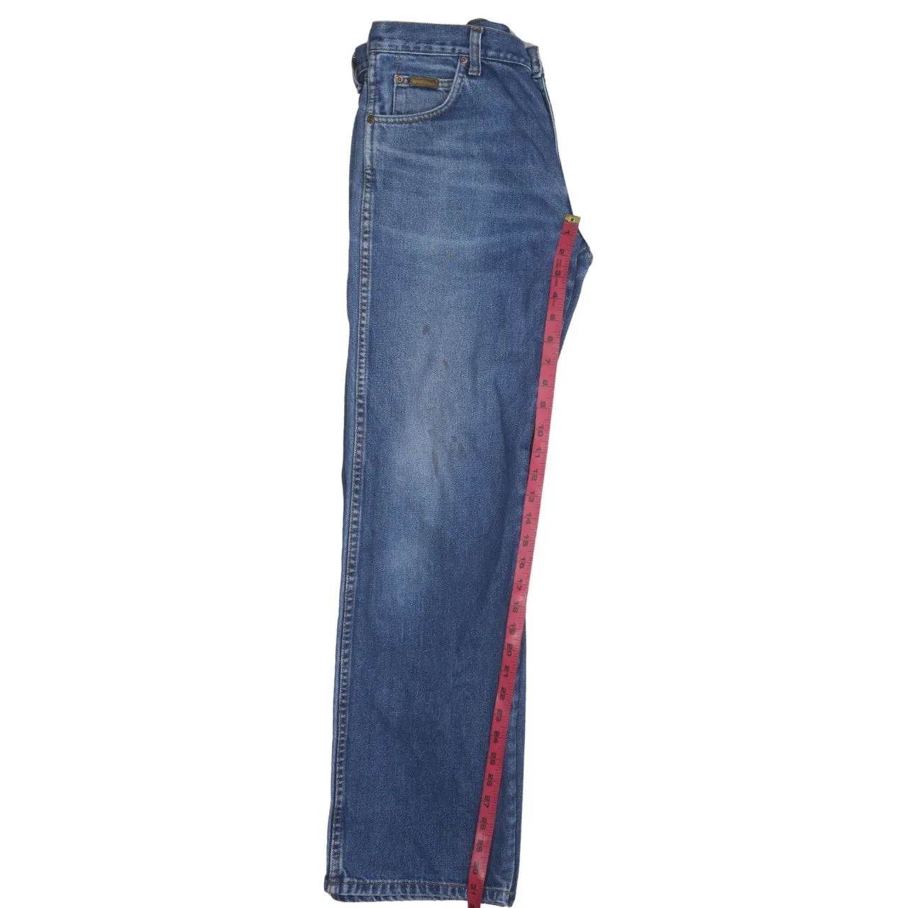 Wrangler 90's Lightwash Straight Leg Baggy Jeans / Pants 32 Blue sold by Vintage Club product image thumbnail 5
