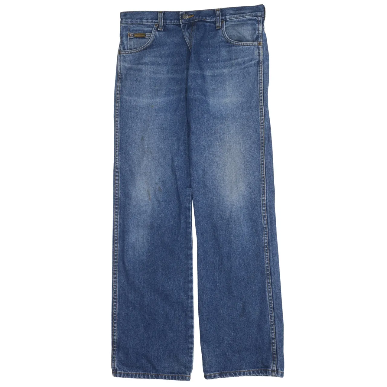 Wrangler 90's Lightwash Straight Leg Baggy Jeans / Pants 32 Blue sold by Vintage Club product image thumbnail 2