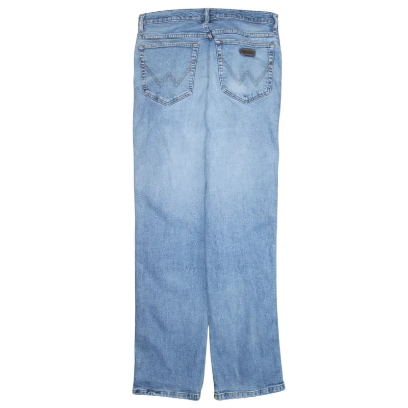 Wrangler 90's Lightwash Straight Leg Baggy Jeans / Pants 33 Blue sold by Vintage Club