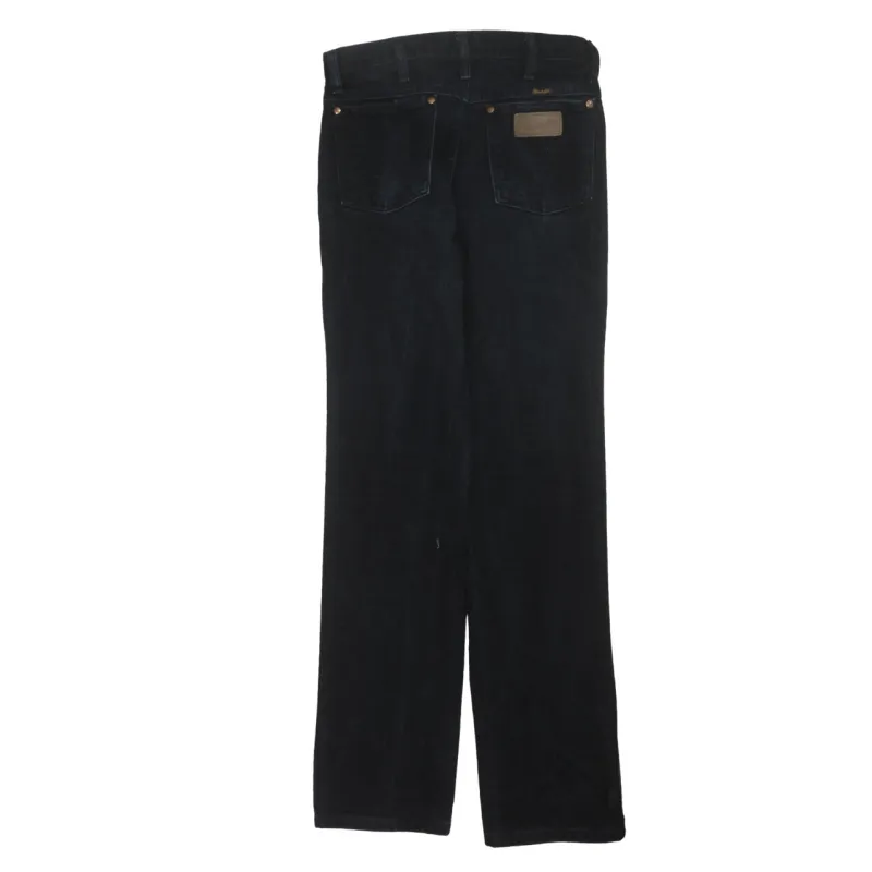 Wrangler 90's Lightwash Straight Leg Baggy Jeans / Pants 30 Black made by Wrangler
