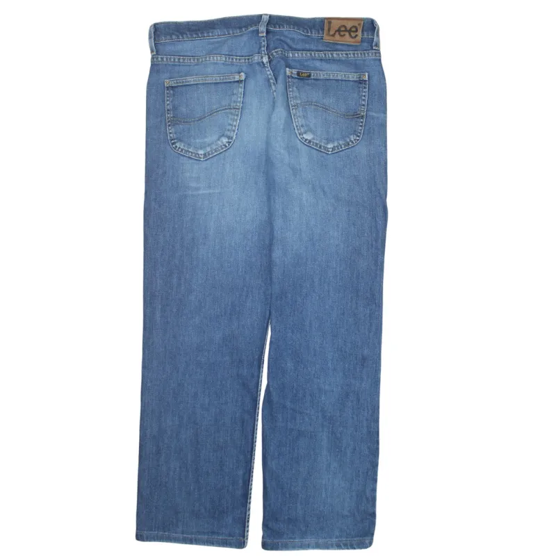 Lee 90's Lightwash Straight Leg Baggy Jeans / Pants 36 Blue sold by Vintage Club