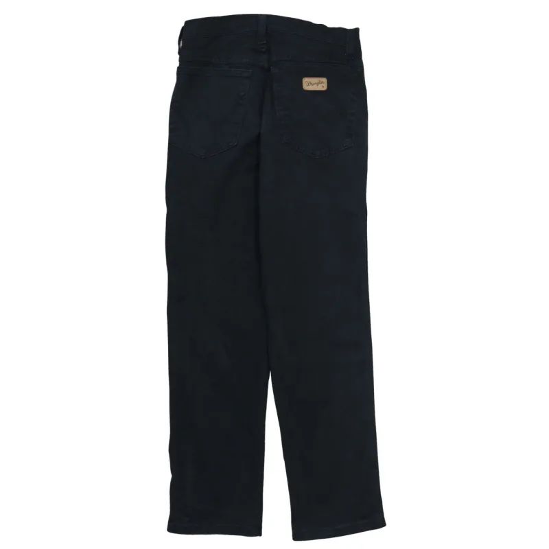 Wrangler 90's Lightweight Straight Leg Baggy Trousers / Pants 31 Black sold by Vintage Club