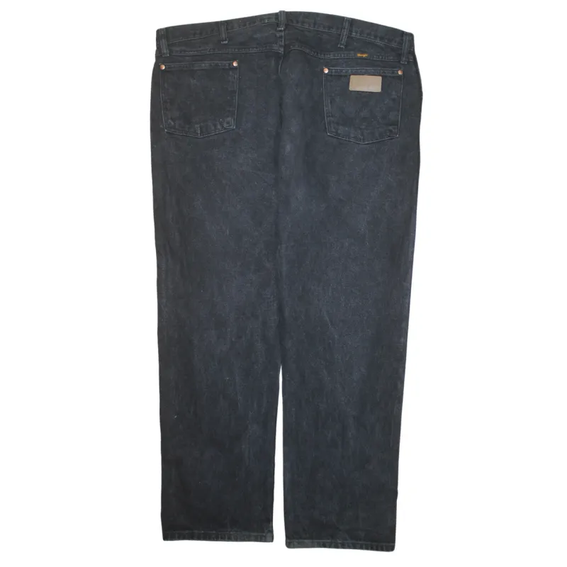 Wrangler 90's Lightwash Straight Leg Baggy Jeans / Pants 44 Black sold by Vintage Club