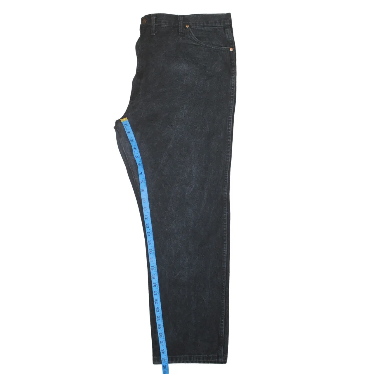 Wrangler 90's Lightwash Straight Leg Baggy Jeans / Pants 44 Black sold by Vintage Club product image thumbnail 5