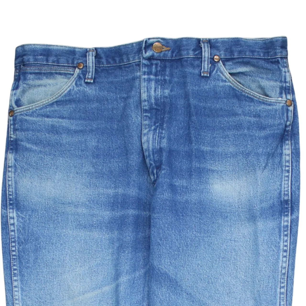 Wrangler 90's Lightwash Straight Leg Baggy Jeans / Pants 38 Blue sold by Vintage Club product image thumbnail 3