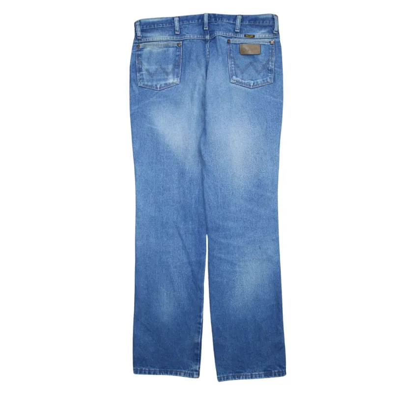 Wrangler 90's Lightwash Straight Leg Baggy Jeans / Pants 38 Blue sold by Vintage Club