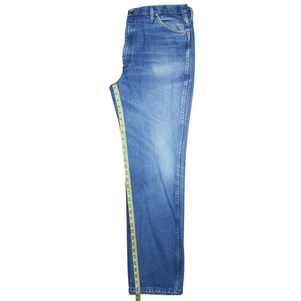 Wrangler 90's Lightwash Straight Leg Baggy Jeans / Pants 38 Blue sold by Vintage Club product image thumbnail 5