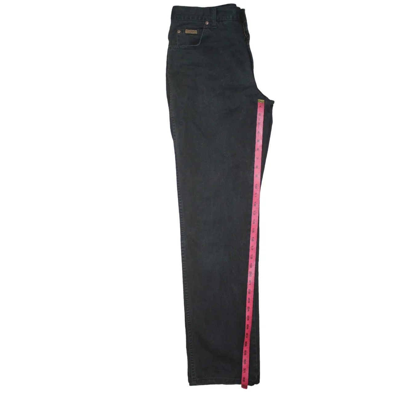 Wrangler 90's Lightwash Straight Leg Baggy Jeans / Pants 36 Black sold by Vintage Club product image thumbnail 5