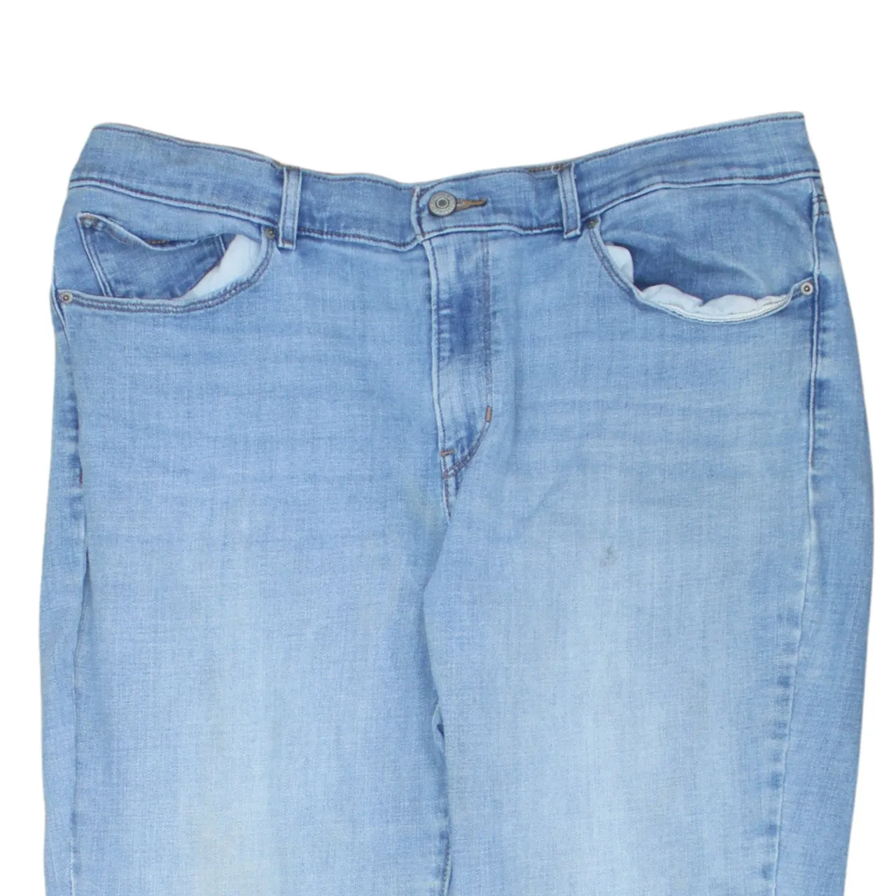 Levi Strauss &Co 90's Lightwash Straight Leg Baggy Jeans / Pants 32 Blue sold by Vintage Club product image thumbnail 3