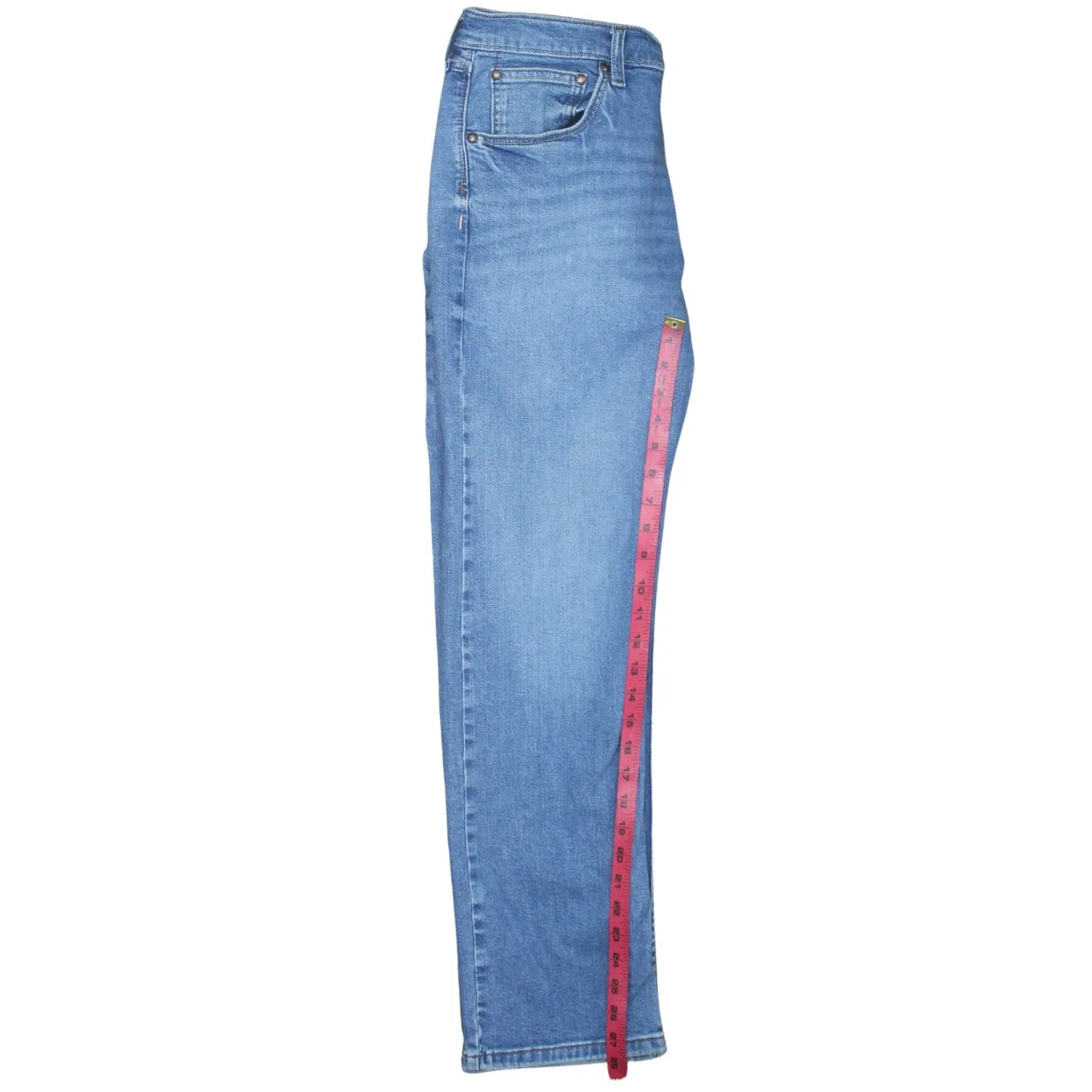Wrangler 90's Lightwash Straight Leg Baggy Jeans / Pants 32 Blue sold by Vintage Club product image thumbnail 5