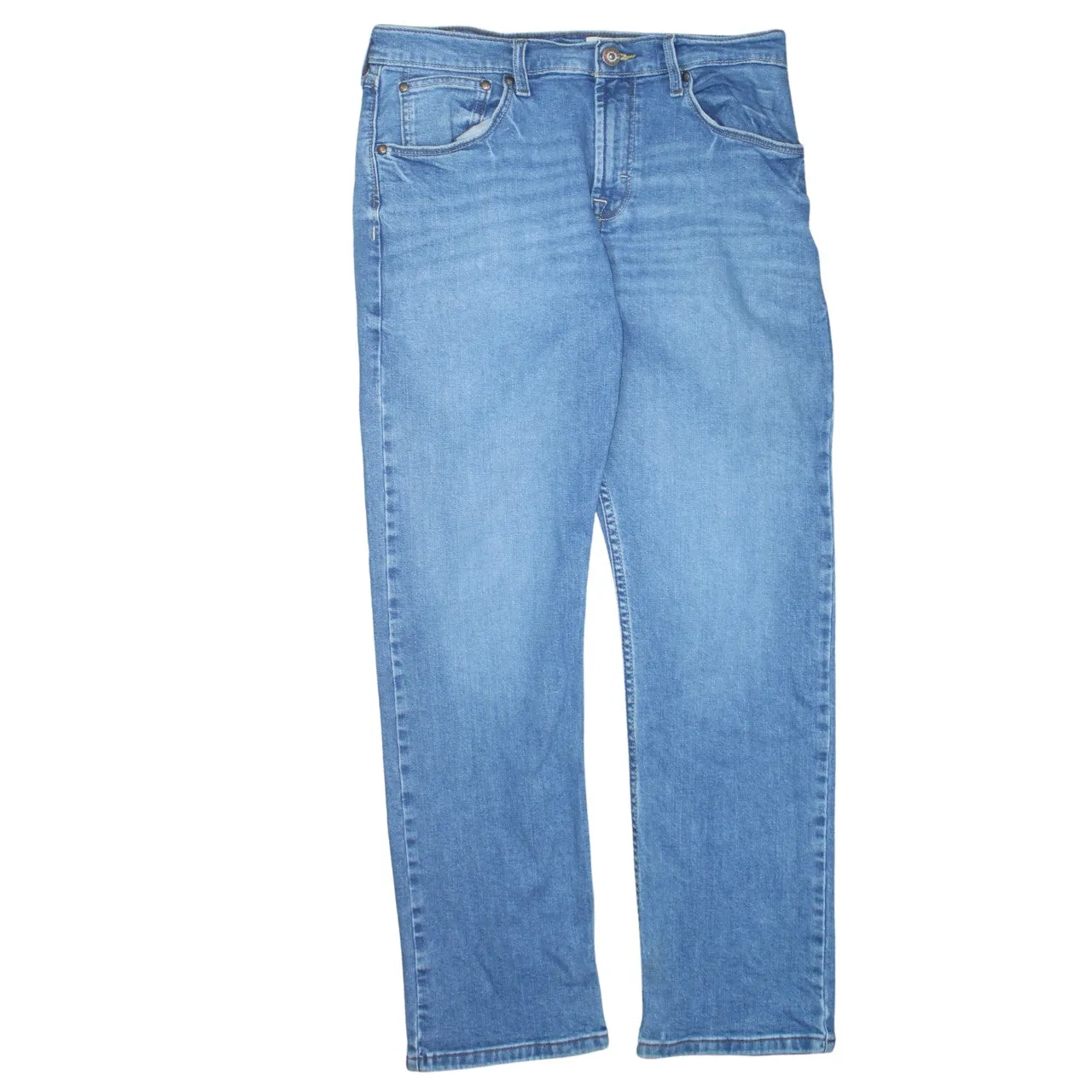 Wrangler 90's Lightwash Straight Leg Baggy Jeans / Pants 32 Blue sold by Vintage Club product image thumbnail 2