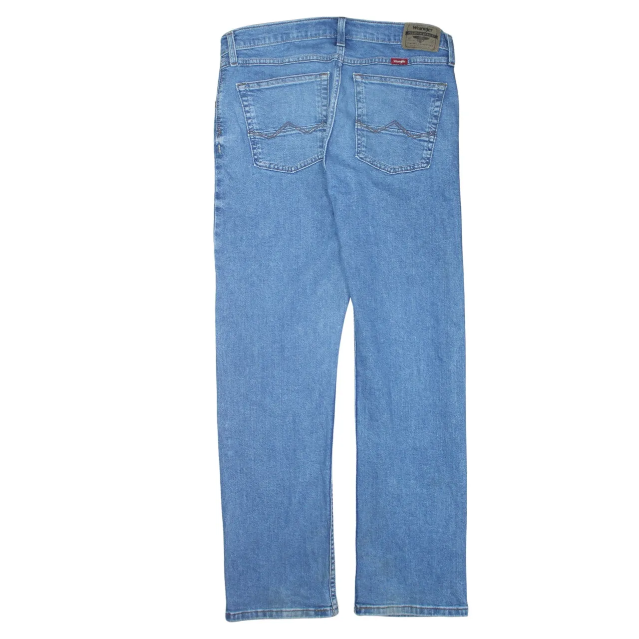 Wrangler 90's Lightwash Straight Leg Baggy Jeans / Pants 32 Blue sold by Vintage Club