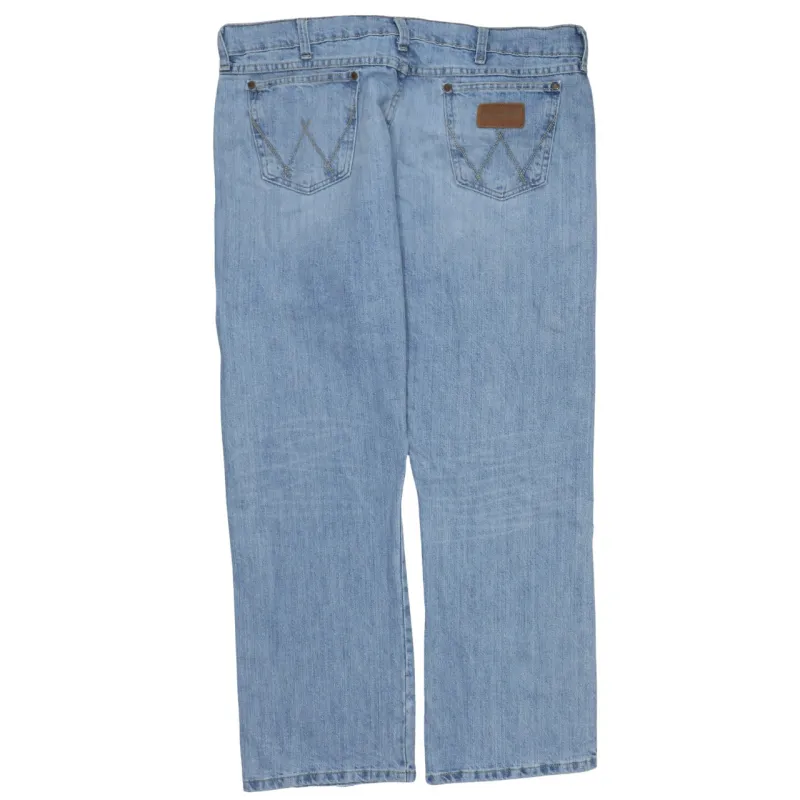 Wrangler 90's Lightwash Straight Leg Baggy Jeans / Pants 38 Blue sold by Vintage Club