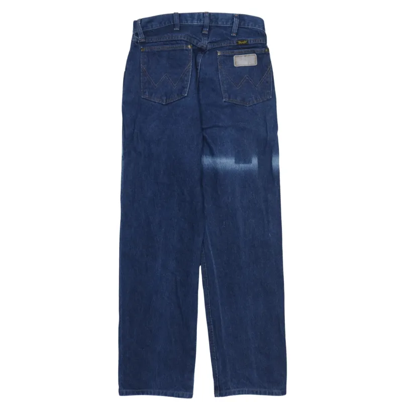Wrangler 90's Lightwash Straight Leg Baggy Jeans / Pants 32 Blue sold by Vintage Club
