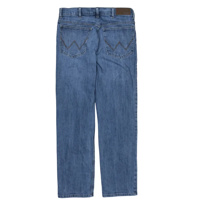 Wrangler 90's Lightwash Straight Leg Baggy Jeans / Pants 33 Blue sold by Vintage Club