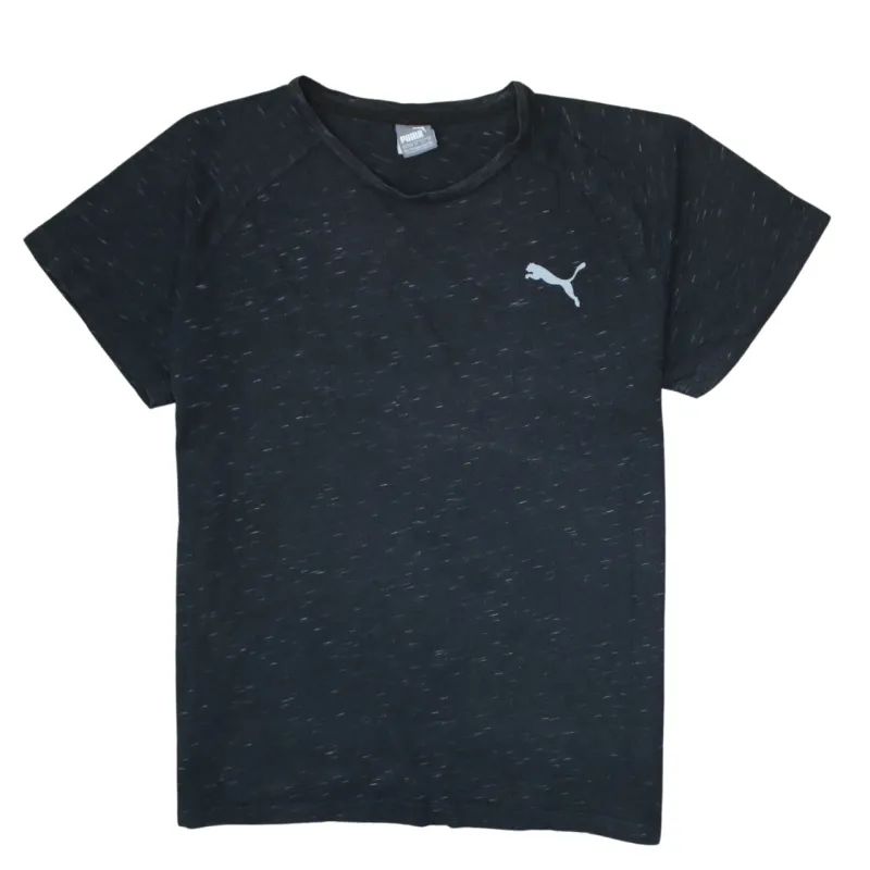 Puma 90's Short Sleeves Crew Neck T Shirt XXLarge (2XL) Black made by Puma