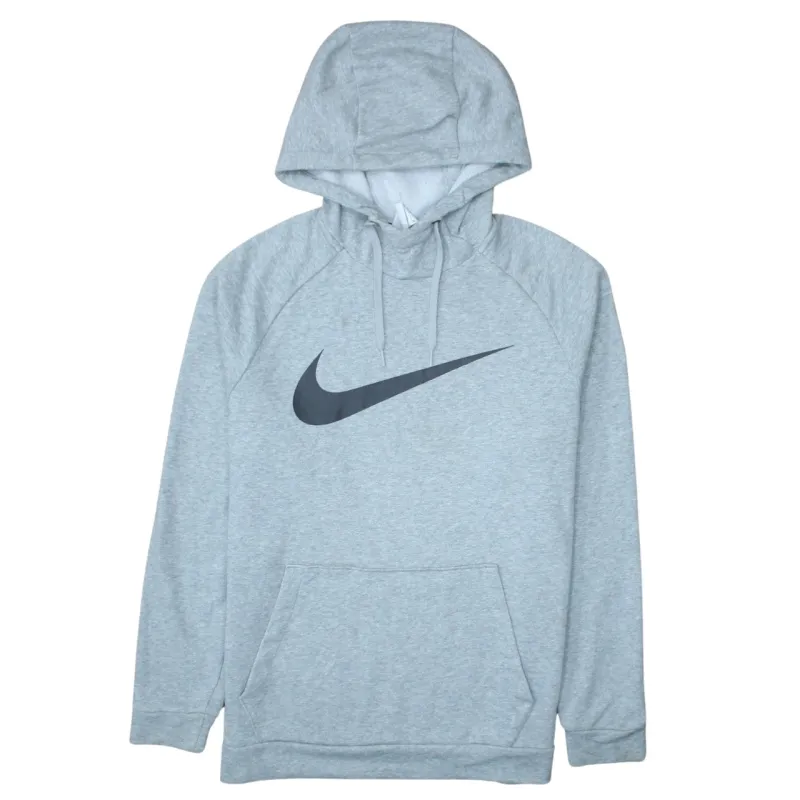 Nike 90's Center Middle Swoosh Pullover Hoodie Medium Grey sold by Vintage Club