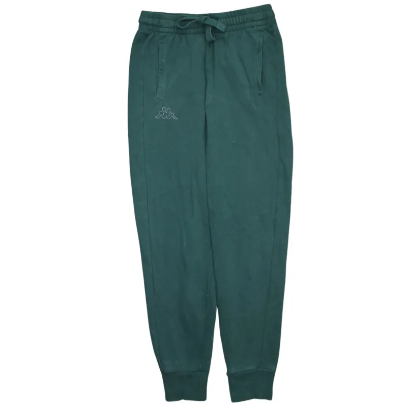 Kappa 90's Rib Cuff Casual Joggers / Sweatpants Small Green sold by Vintage Club