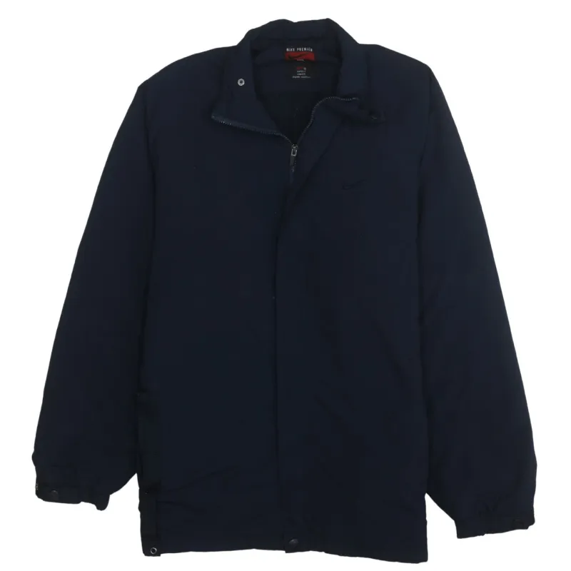 Nike 90's Lightweight Full Zip Up Windbreaker XXLarge (2XL) Navy Blue made by Nike