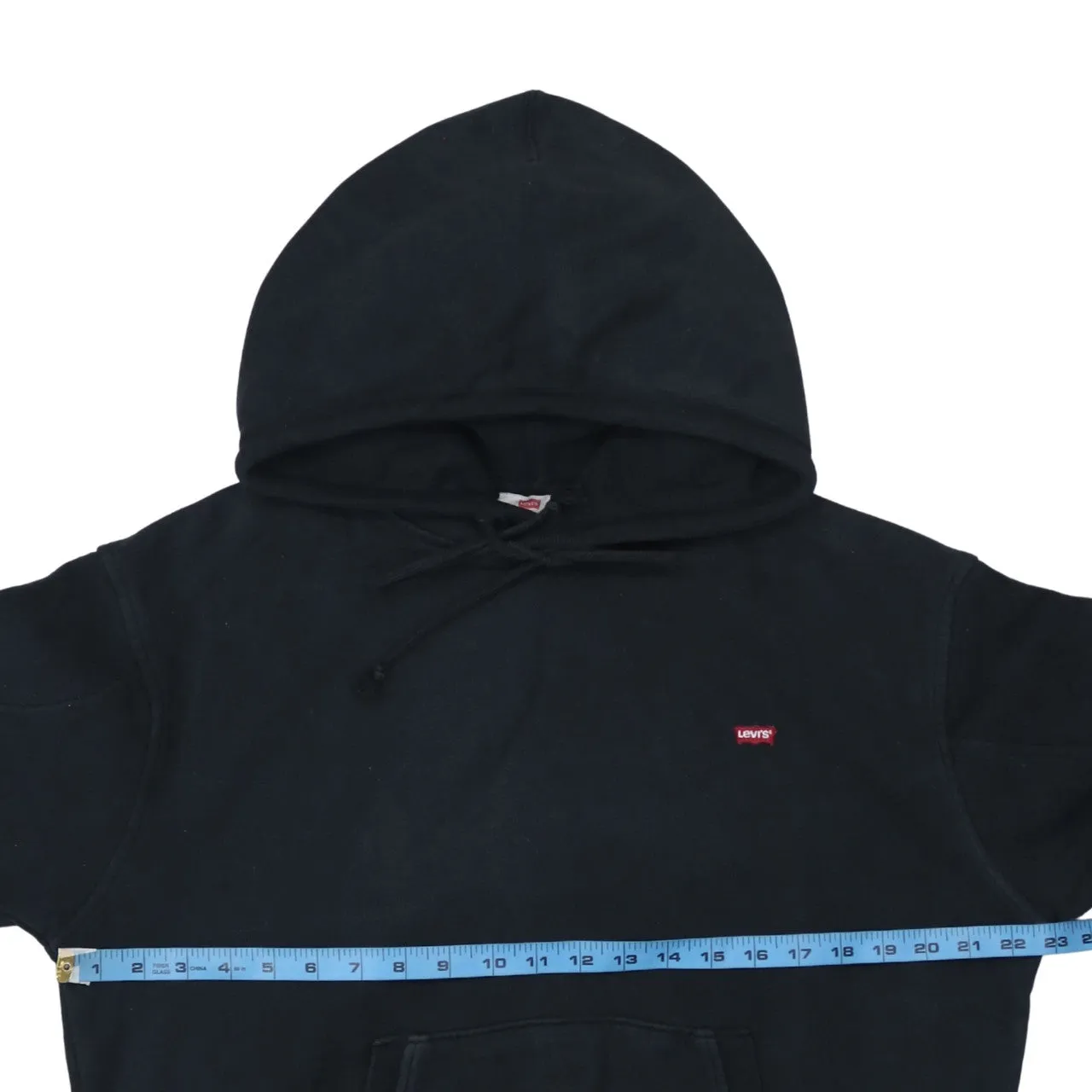Levi's 90's Drawstring Pockets Pullover Hoodie Small Black sold by Vintage Club product image thumbnail 5