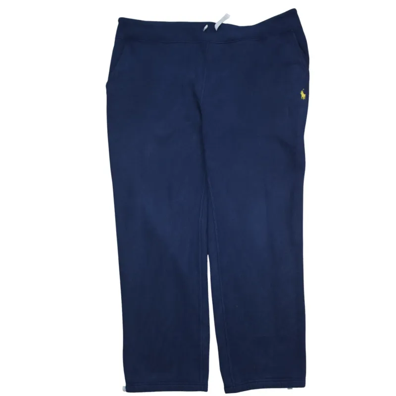 Polo Ralph Lauren 90's Lightweight Straight Leg Baggy Trousers / Pants XLarge Navy Blue made by Polo by Ralph Lauren