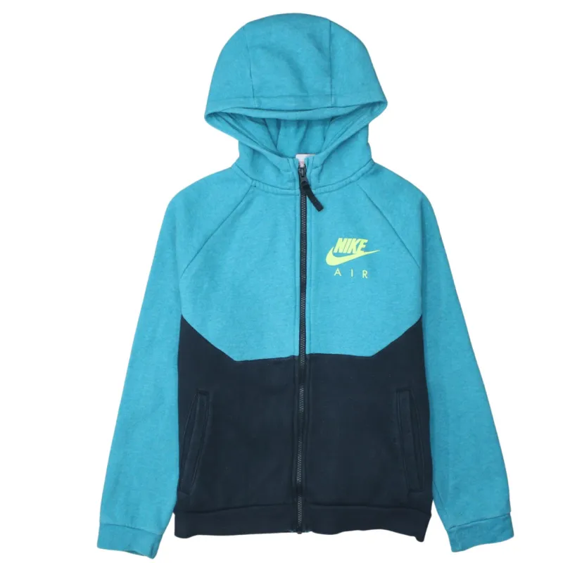 Nike 90's Swoosh Full Zip Up Hoodie Large Black sold by Vintage Club