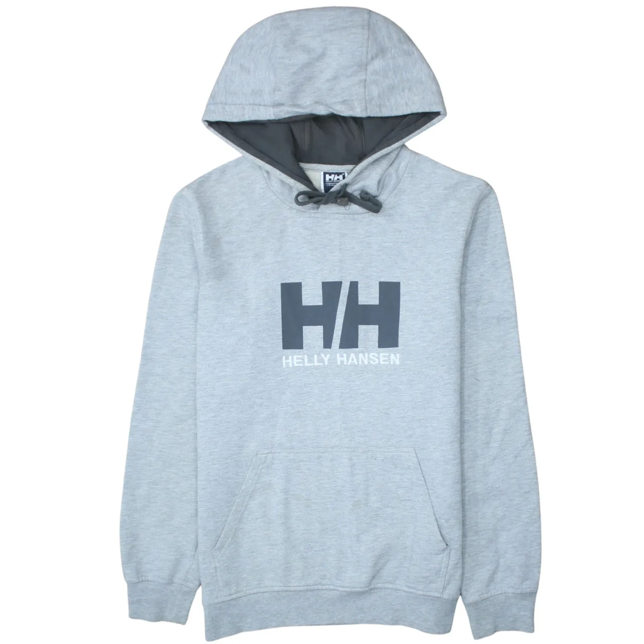 Helly Hansen 90's Spellout Pullover Hoodie Medium Grey sold by Vintage Club