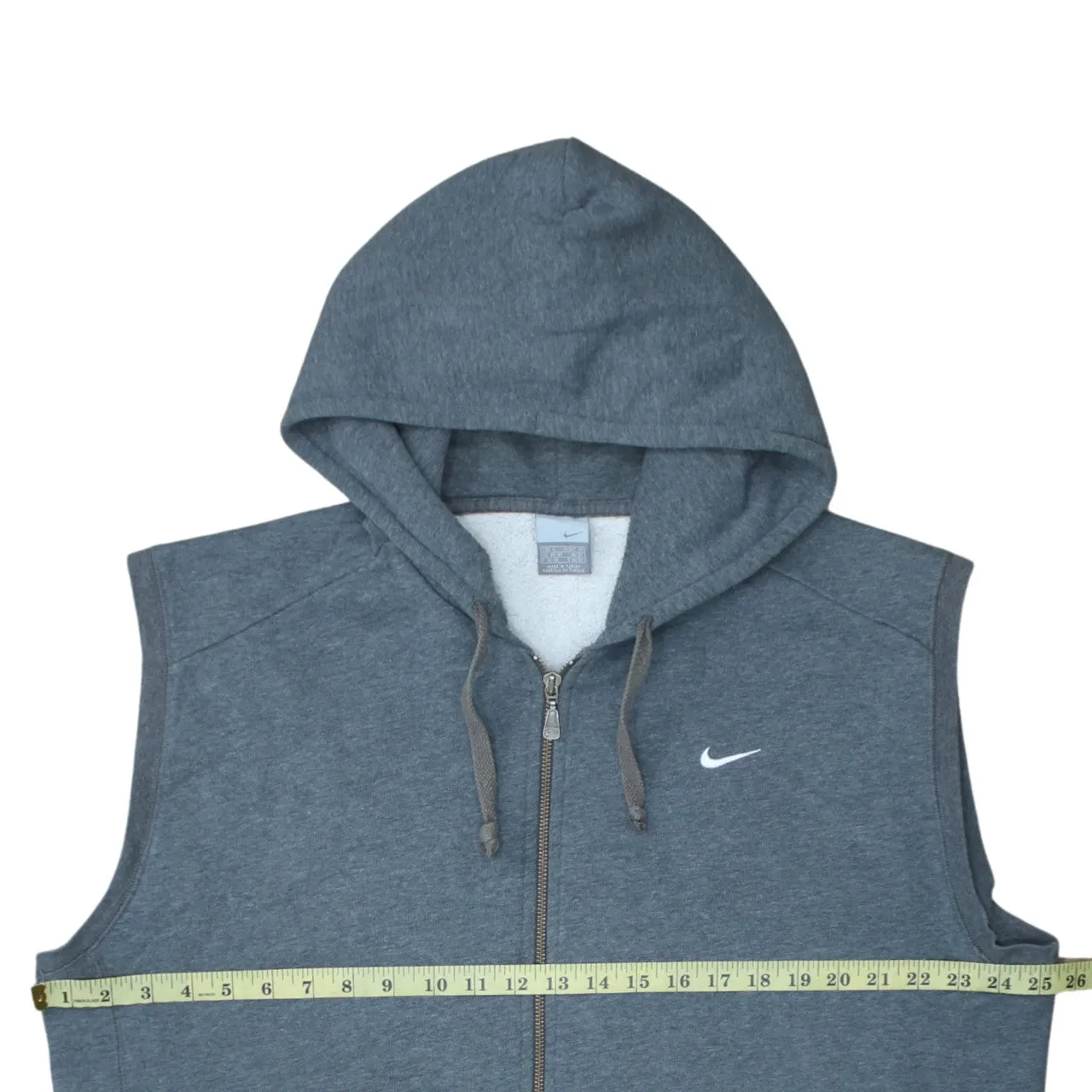 Nike 90's Swoosh Full Zip Up Gilet XLarge Grey sold by Vintage Club product image thumbnail 5