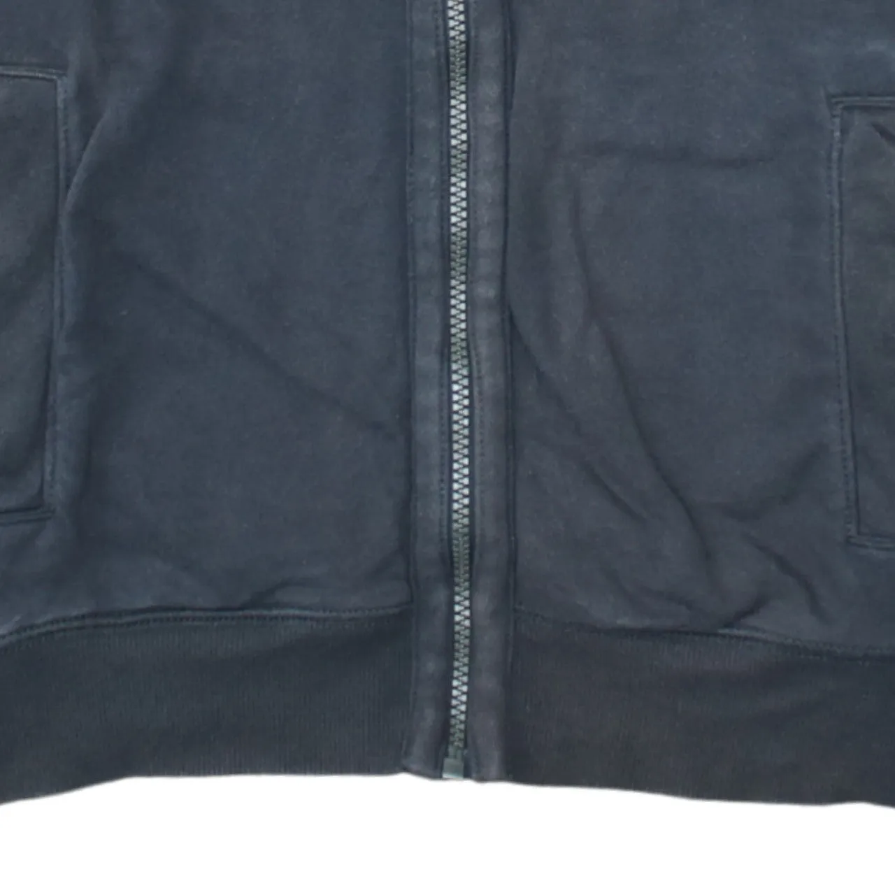 Napapijri 90's Spellout Full Zip Up Sweatshirt Medium Black sold by Vintage Club product image thumbnail 4