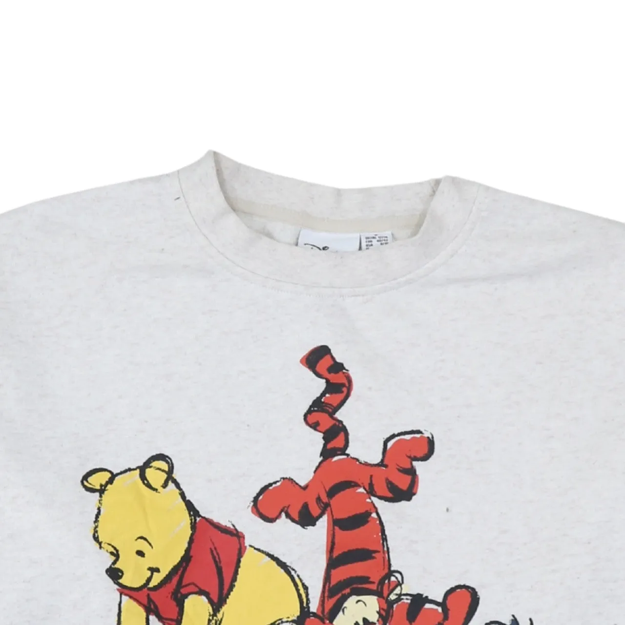 Disney 90's Winnie The Pooh & Friends Crew Neck Sweatshirt Medium White sold by Vintage Club product image thumbnail 3