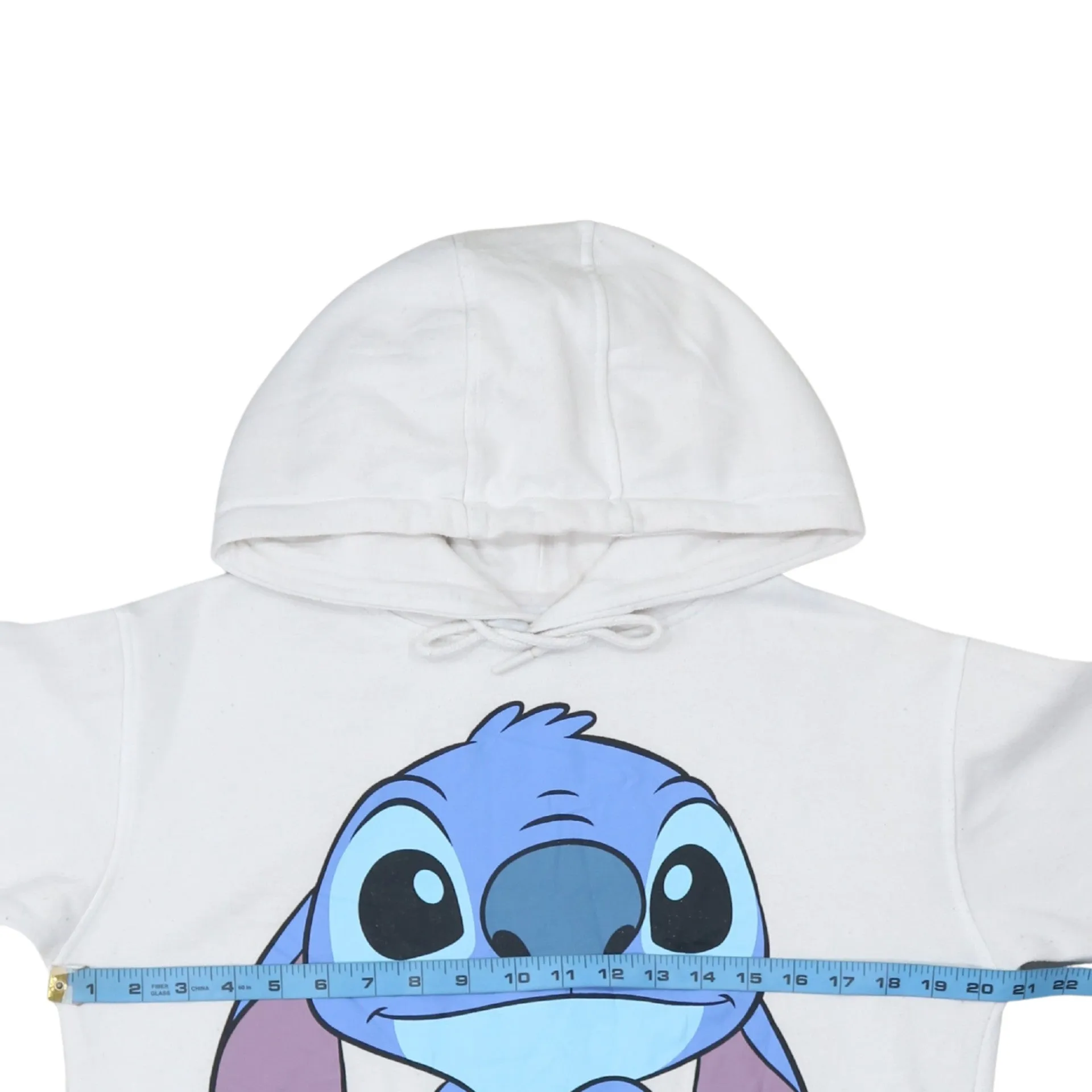 Disney 90's Stitch Pullover Hoodie XSmall White sold by Vintage Club product image thumbnail 5