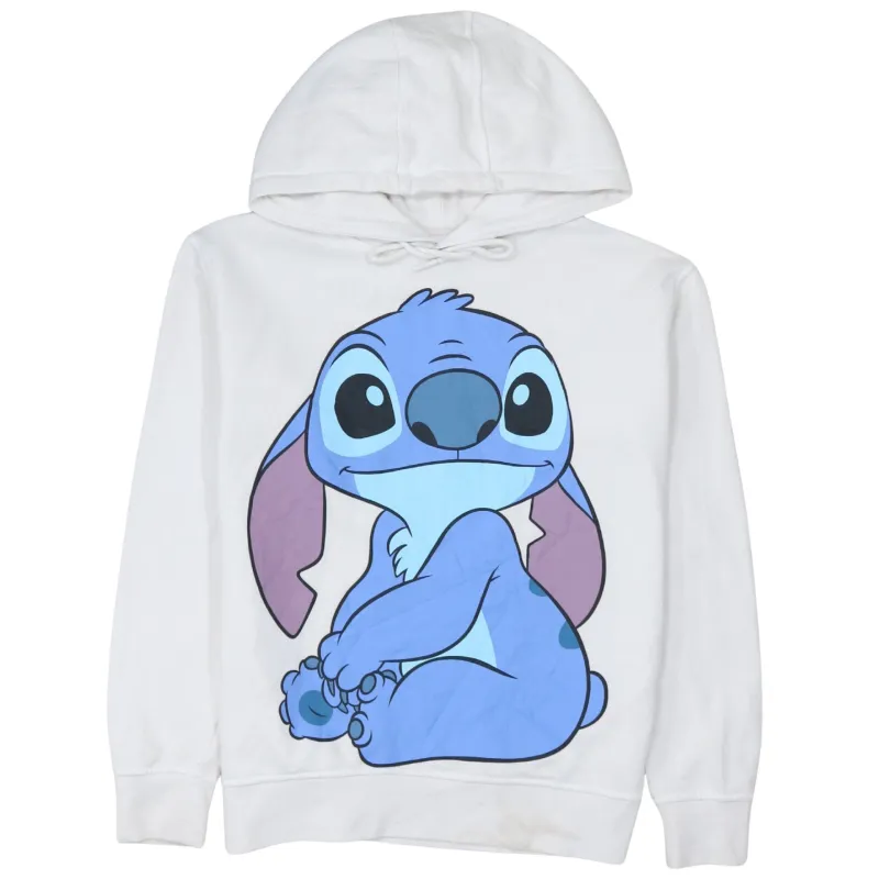 Disney 90's Stitch Pullover Hoodie XSmall White sold by Vintage Club