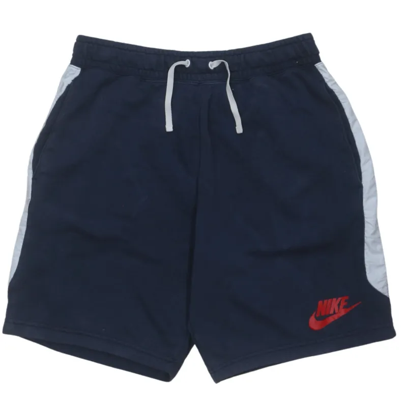 Nike 90's Swoosh Baggy Chino Shorts Large Navy Blue made by Nike