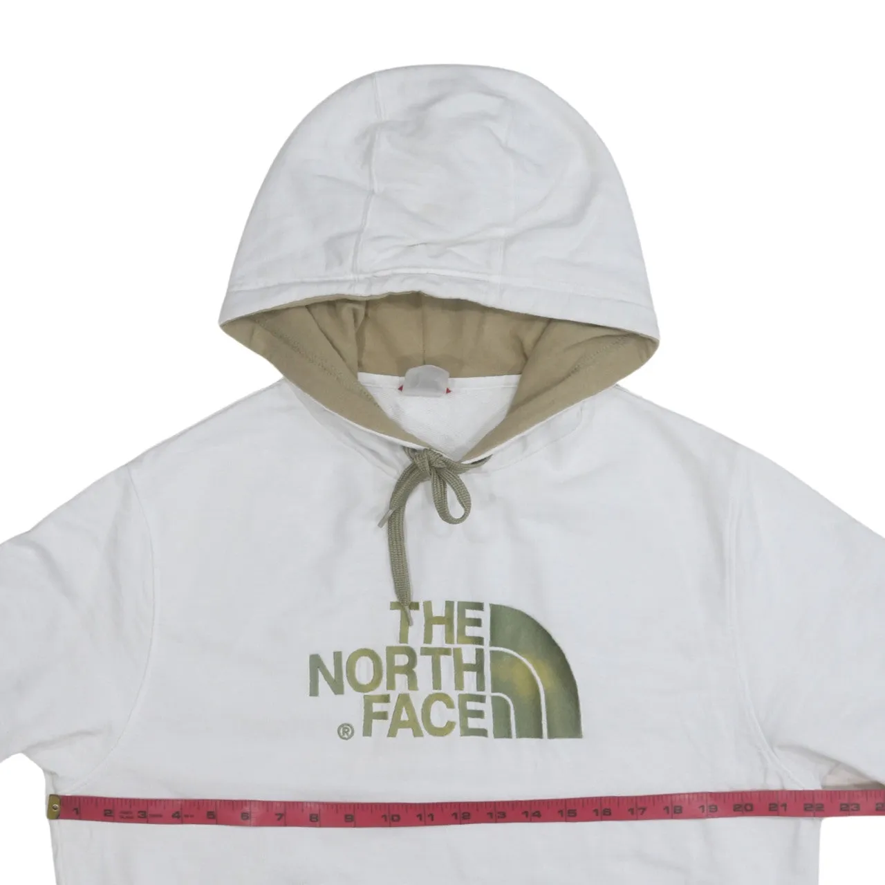 The North Face 90's Spellout Pullover Hoodie Large White sold by Vintage Club product image thumbnail 5