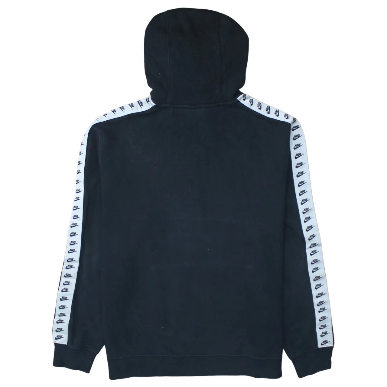 Nike 90's Center Middle Swoosh Pullover Hoodie Large Black sold by Vintage Club product image thumbnail 2