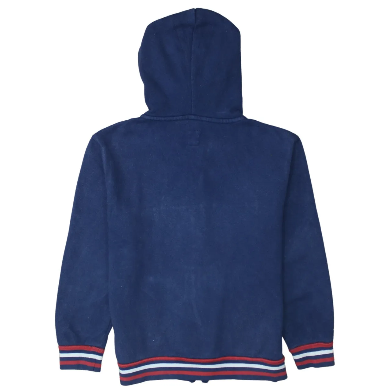 Gap 90's Spellout Full Zip Up Hoodie Large Navy Blue sold by Vintage Club product image thumbnail 2
