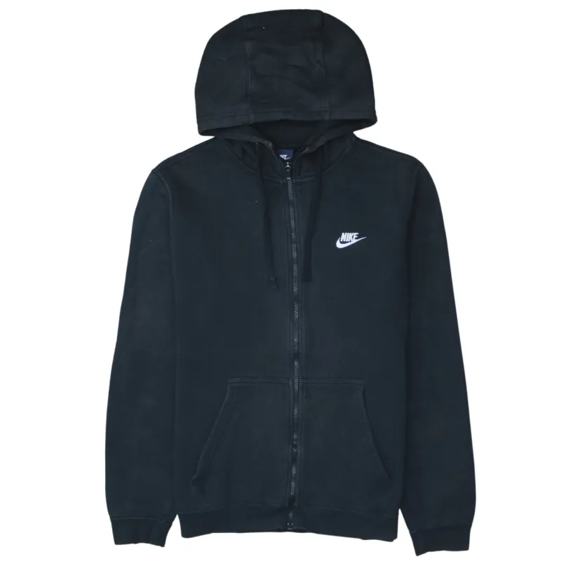 Nike 90's Swoosh Full Zip Up Hoodie Medium Black sold by Vintage Club
