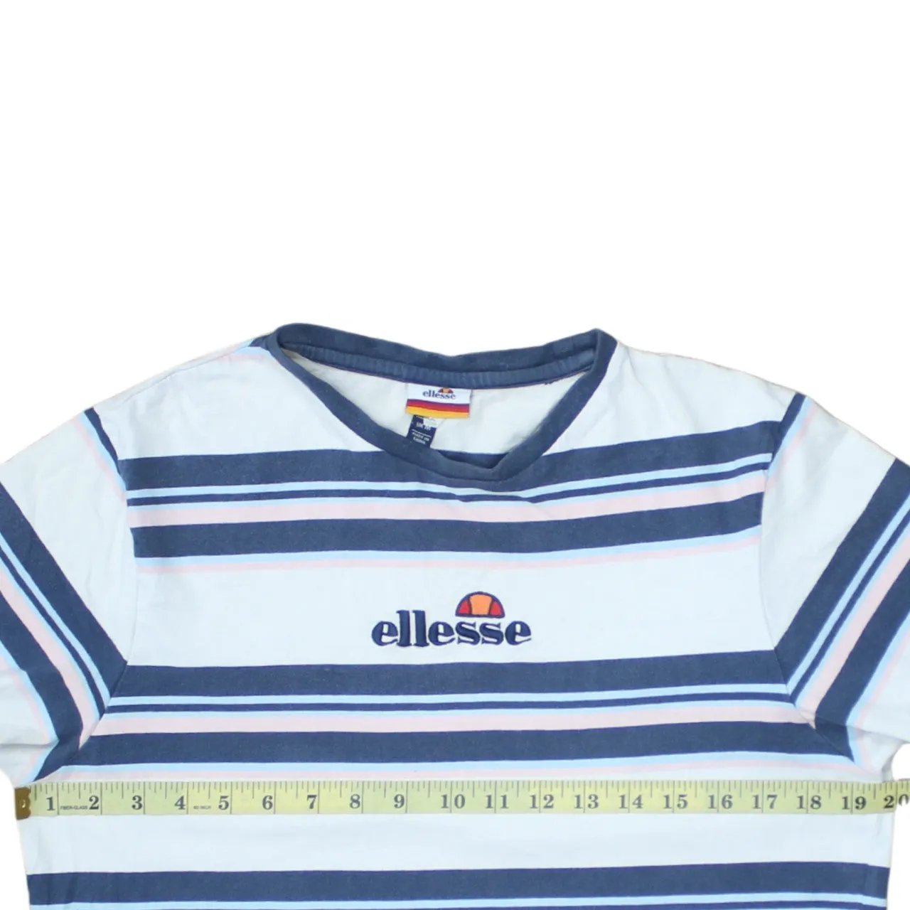 Ellesse 90's Short Sleeves Crew Neck T Shirt Medium White sold by Vintage Club product image thumbnail 5