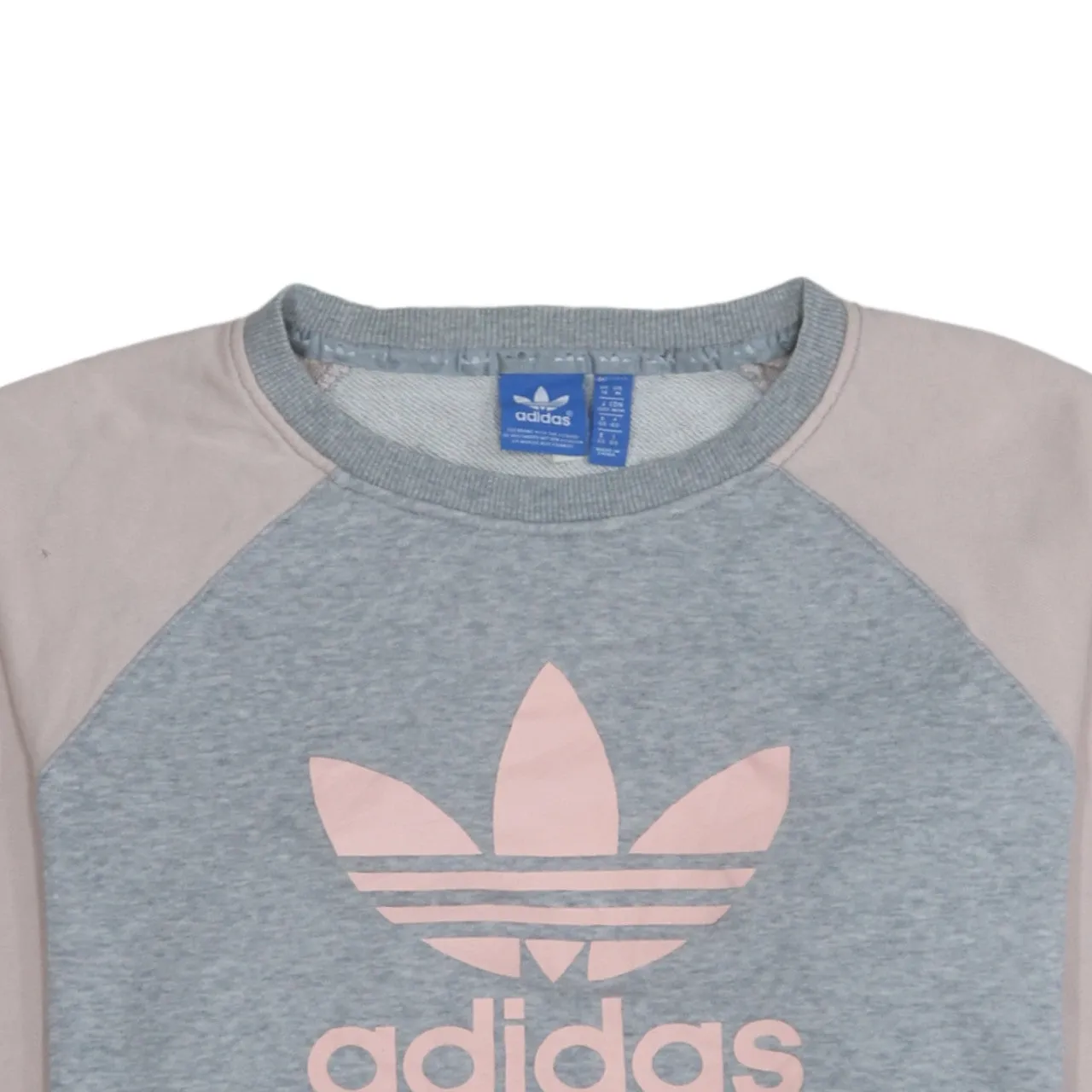 Adidas 90's Spellout Crew Neck Sweatshirt Medium Grey sold by Vintage Club product image thumbnail 3