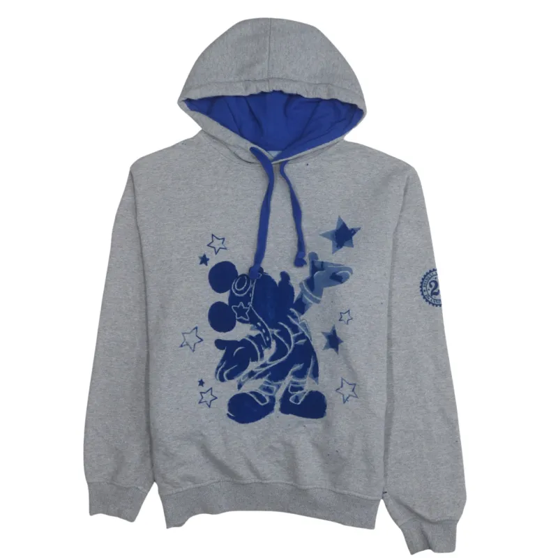 Disney 90's Mickey Mouse Pullover Hoodie Large Grey sold by Vintage Club