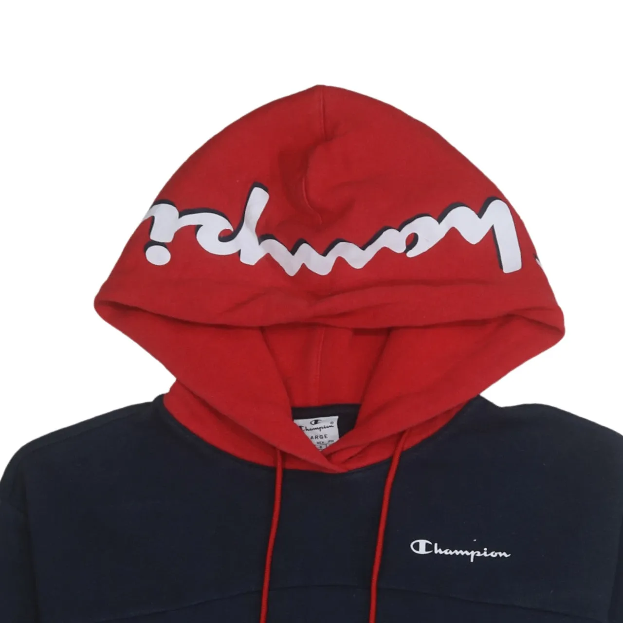 Champion 90's Lightweight Pullover Hoodie Large Navy Blue sold by Vintage Club product image thumbnail 3