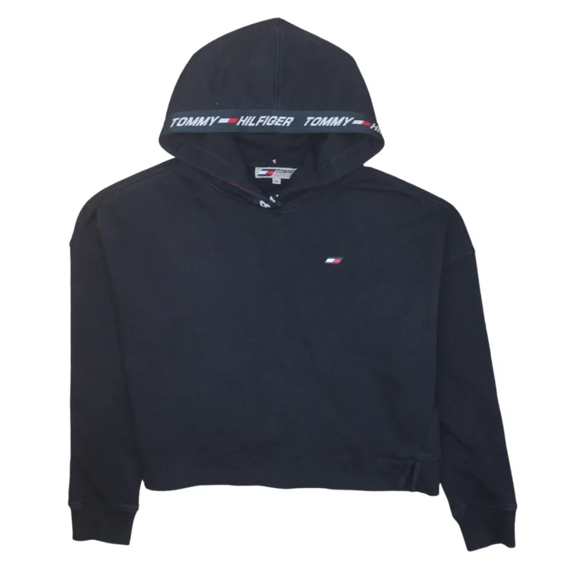 Tommy Hilfiger 90's Lightweight Pullover Hoodie Medium Navy Blue made by Tommy Hilfiger