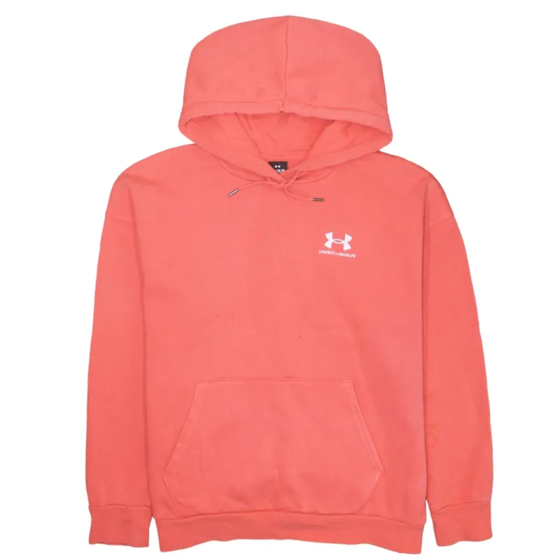 Under Armour 90's Drawstring Pockets Pullover Hoodie Large Pink made by Under Armour