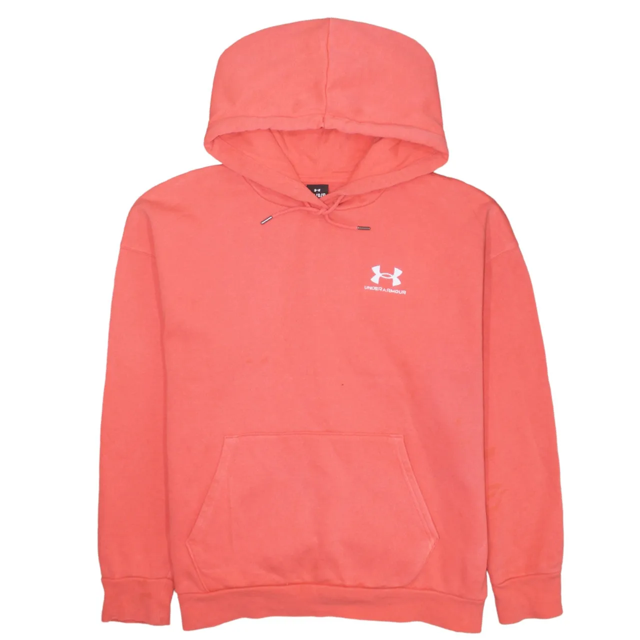 Under Armour 90's Drawstring Pockets Pullover Hoodie Large Pink sold by Vintage Club