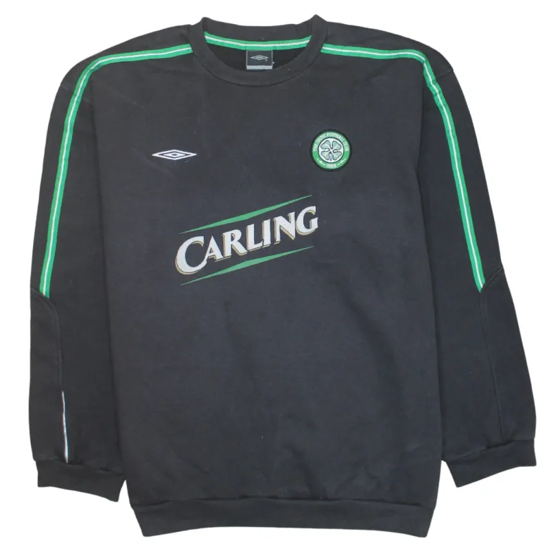 Umbro 90's Lightweight Crew Neck Sweatshirt XXLarge (2XL) Black sold by Vintage Club