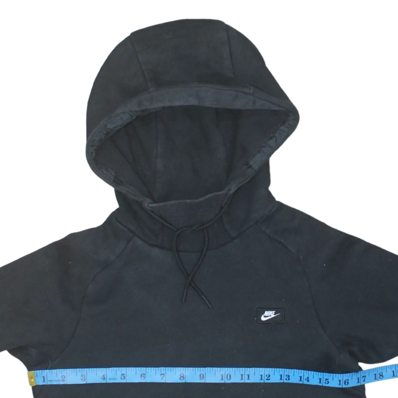 Nike 90's Swoosh Pullover Hoodie XSmall Black sold by Vintage Club product image thumbnail 5