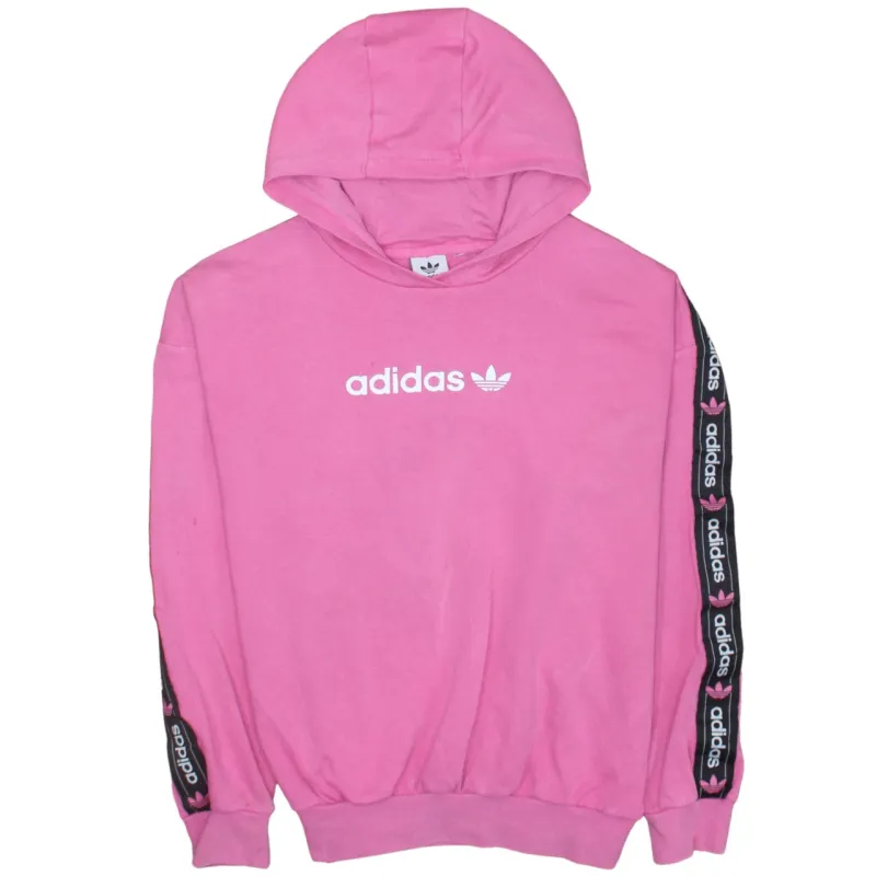 Adidas 90's Loungewear Pullover Hoodie Medium Pink sold by Vintage Club