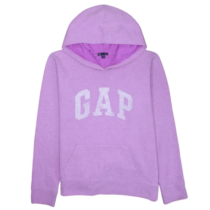 Gap 90's Spellout Pullover Hoodie Large Purple made by Vintage Club