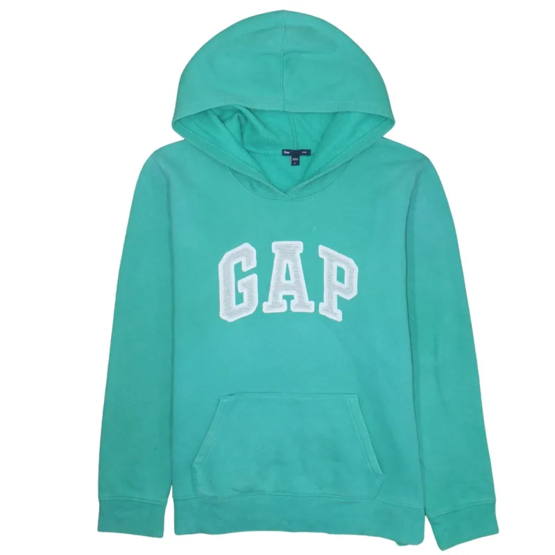 Gap 90's Spellout Pullover Hoodie Large Green sold by Vintage Club