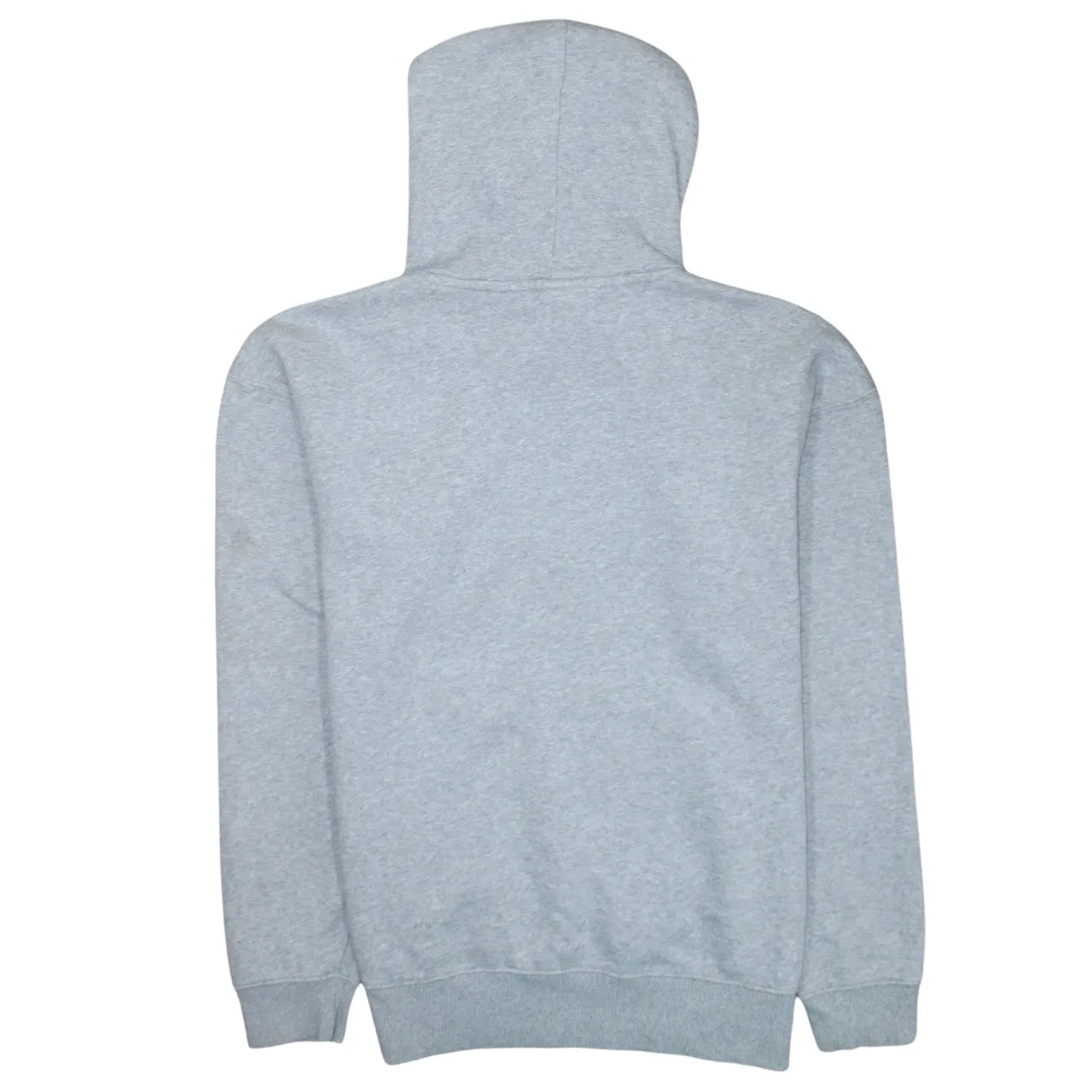 Adidas 90's Drawstring Pockets Pullover Hoodie Medium Grey sold by Vintage Club product image thumbnail 2